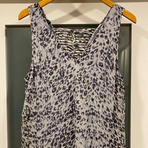 Ella Moss NWT knotted detail silk tank, Sz Large
